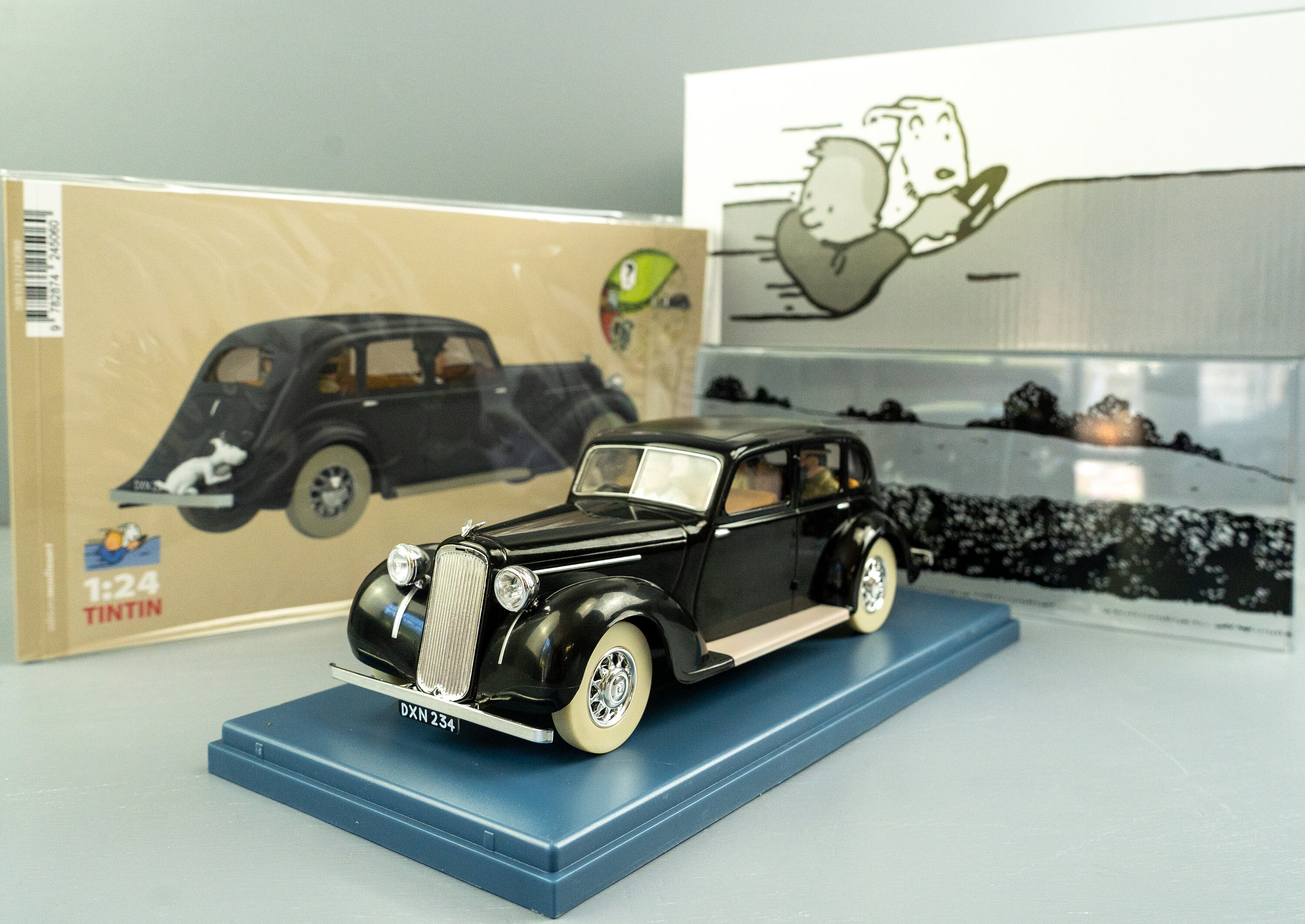 Les Voitures De Tintin  Echelle 1:24  - Hachette - N°51 La Caravane Des Touristes  L Ile Noire  P Image 503326 Grande