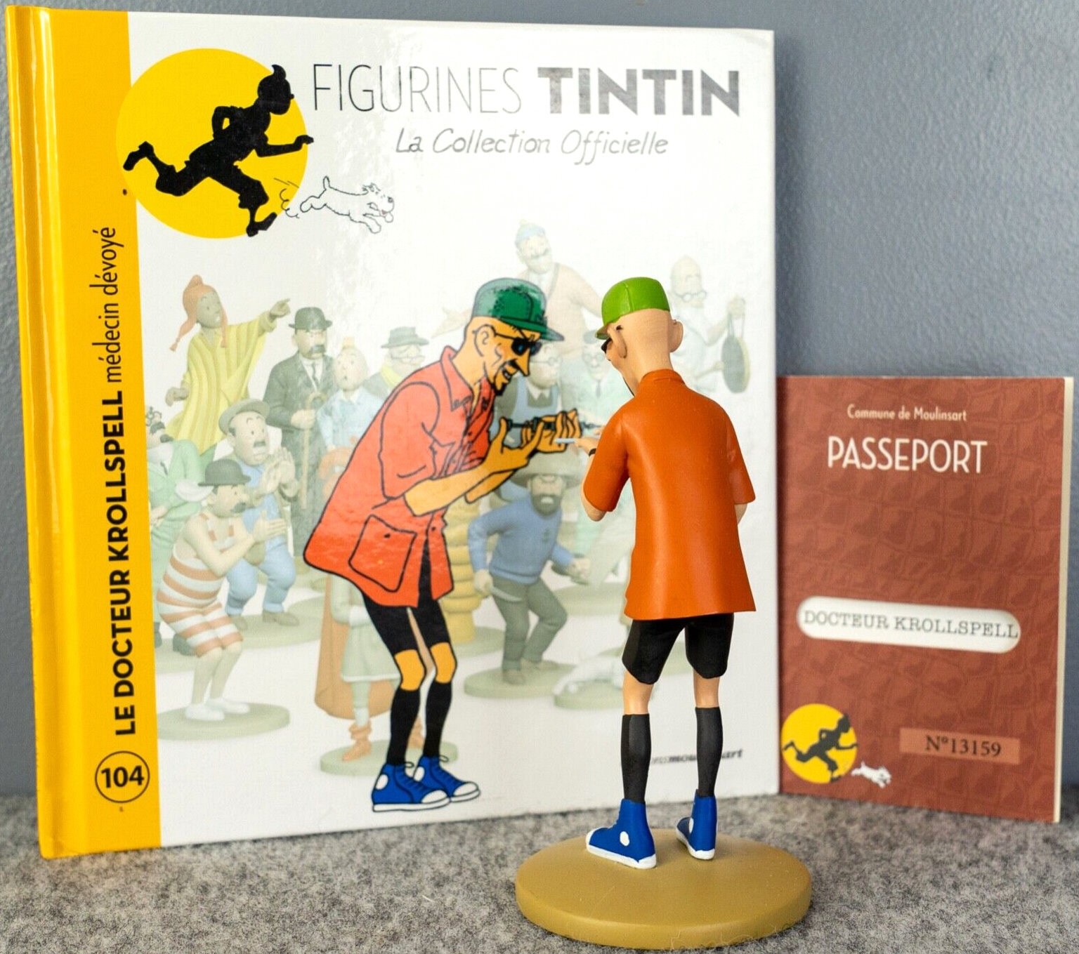 Tintin Figurines Officielle #104 Dr Krollspell: Flight 714 Herge