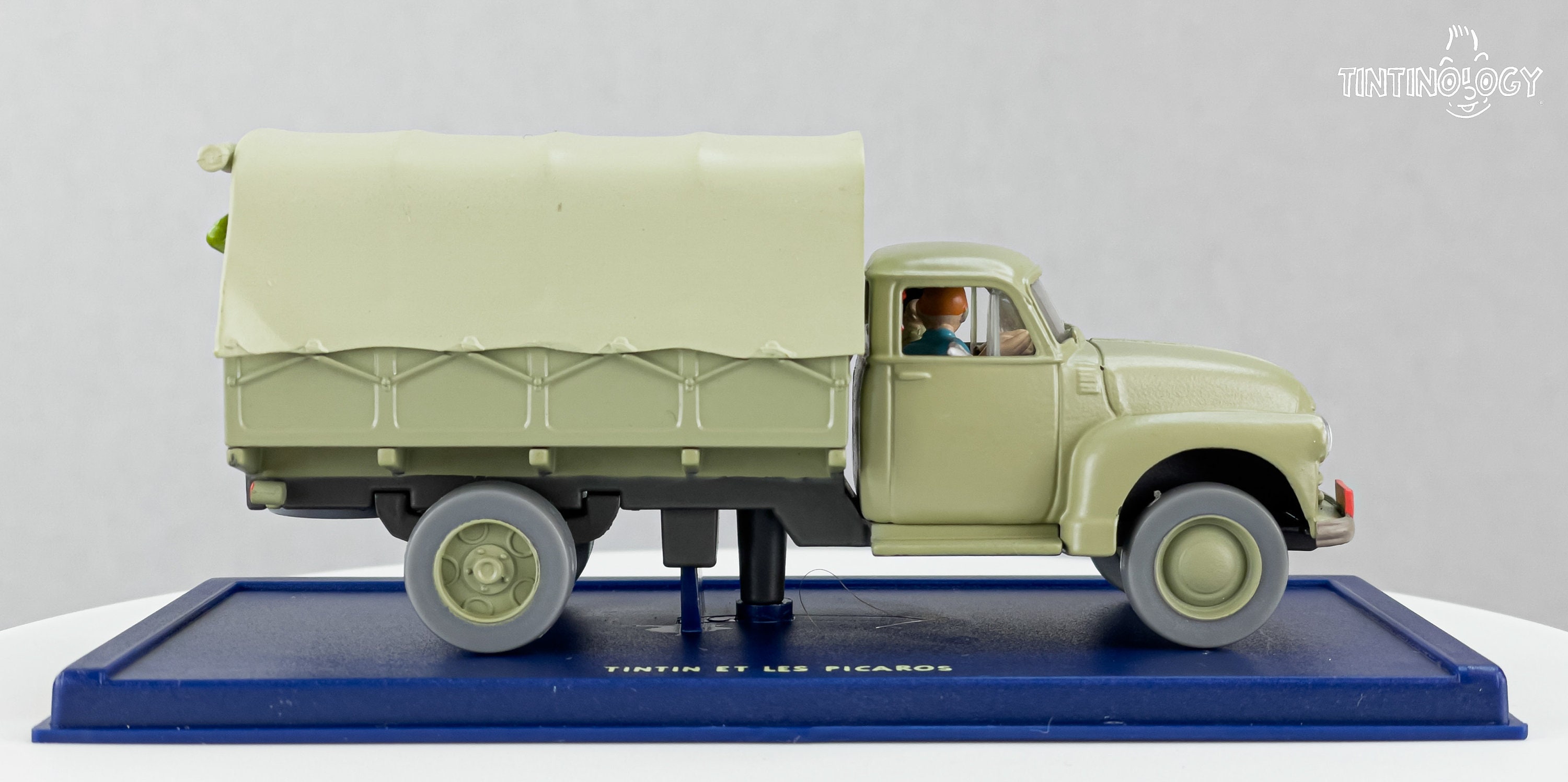 ATLAS TINTIN CAR # 62 Alcazar's Chevrolet Army Truck - Tintin and