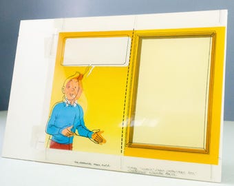 The Adventures of Tintin: in Vietnam - Lacquered Wood Plaque A4
