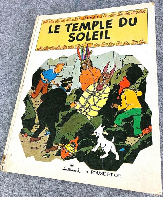 Sculpture Tintin – Dupont & Dupond (Le Temple Du Soleil) – Pixi 1995 – Édition Limitée
