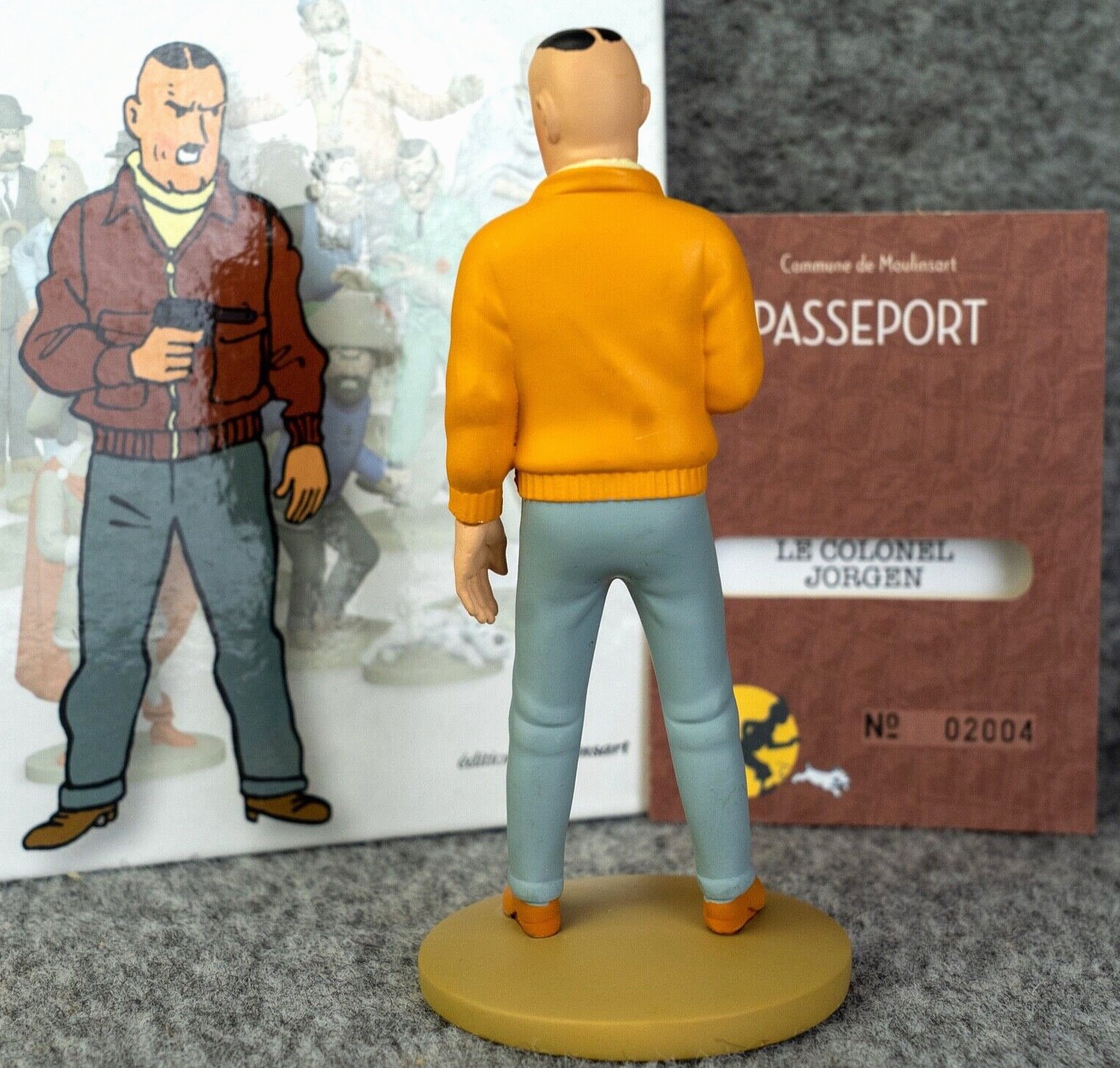 Figurine Tintin officielle (Collection Moulinsart) - Colonel Jorgen - Collection