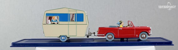Voiture Tintin 1/43 la Triumph Herald de l'île noire n°29 - Collection