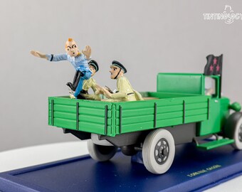 ATLAS TINTIN Car # 63 Green Truck - Broken Ear Herge Model Voiture