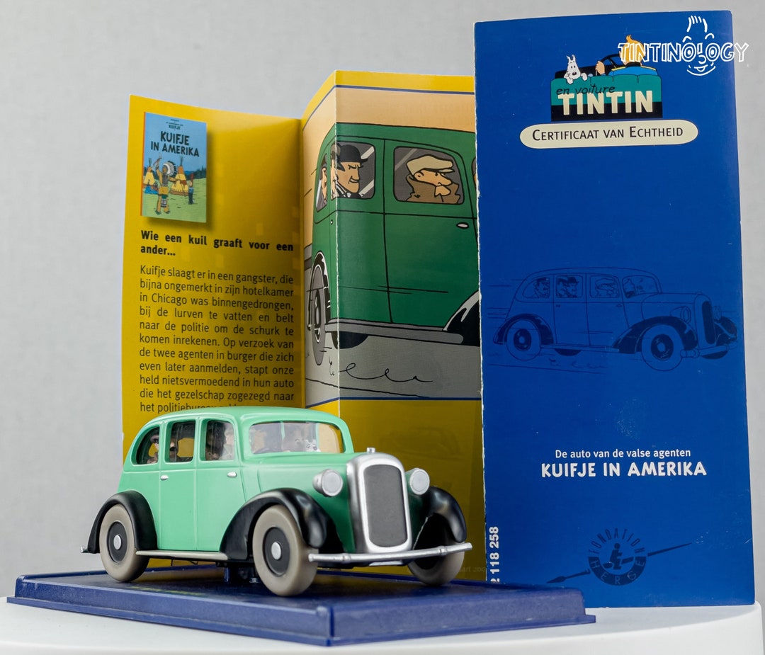 ATLAS TINTIN Car # 58 Gangsters Car - America Herge Model Voiture