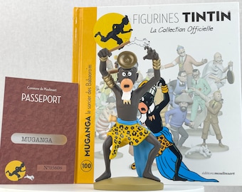 Tintin Figurines Officielle # 100 Muganga the Scorccerer: Congo ML
