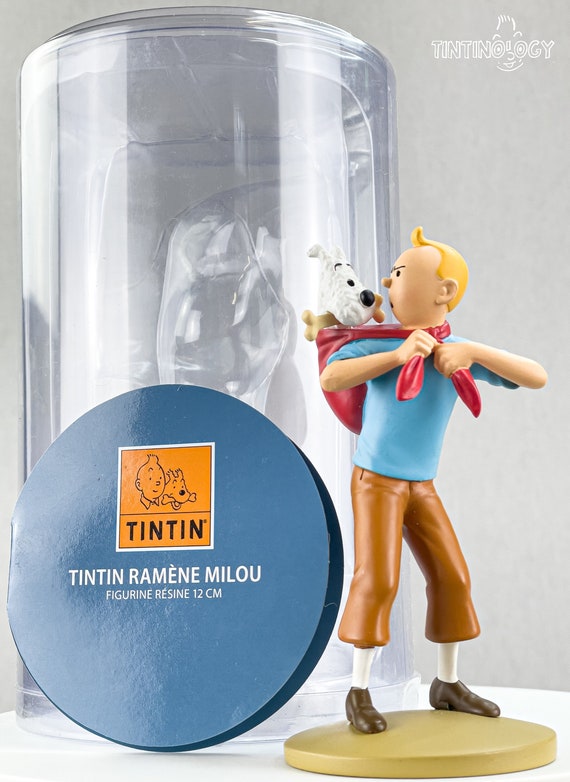 Tintin Figurine Moulinsart 42194: Tintin Carrying Snowy 12cm Herge  Officielle Figure 39 