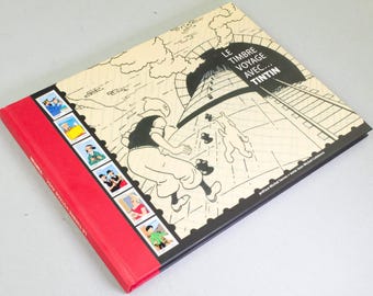Le Timbre Voyage Avec Tintin: 2007 francuska książka w twardej oprawie Moulinsart, pierwsze wydanie