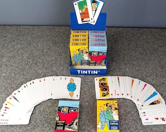 Jeux de 54 cartes à jouer Tintin: La famille de Tintin (51033