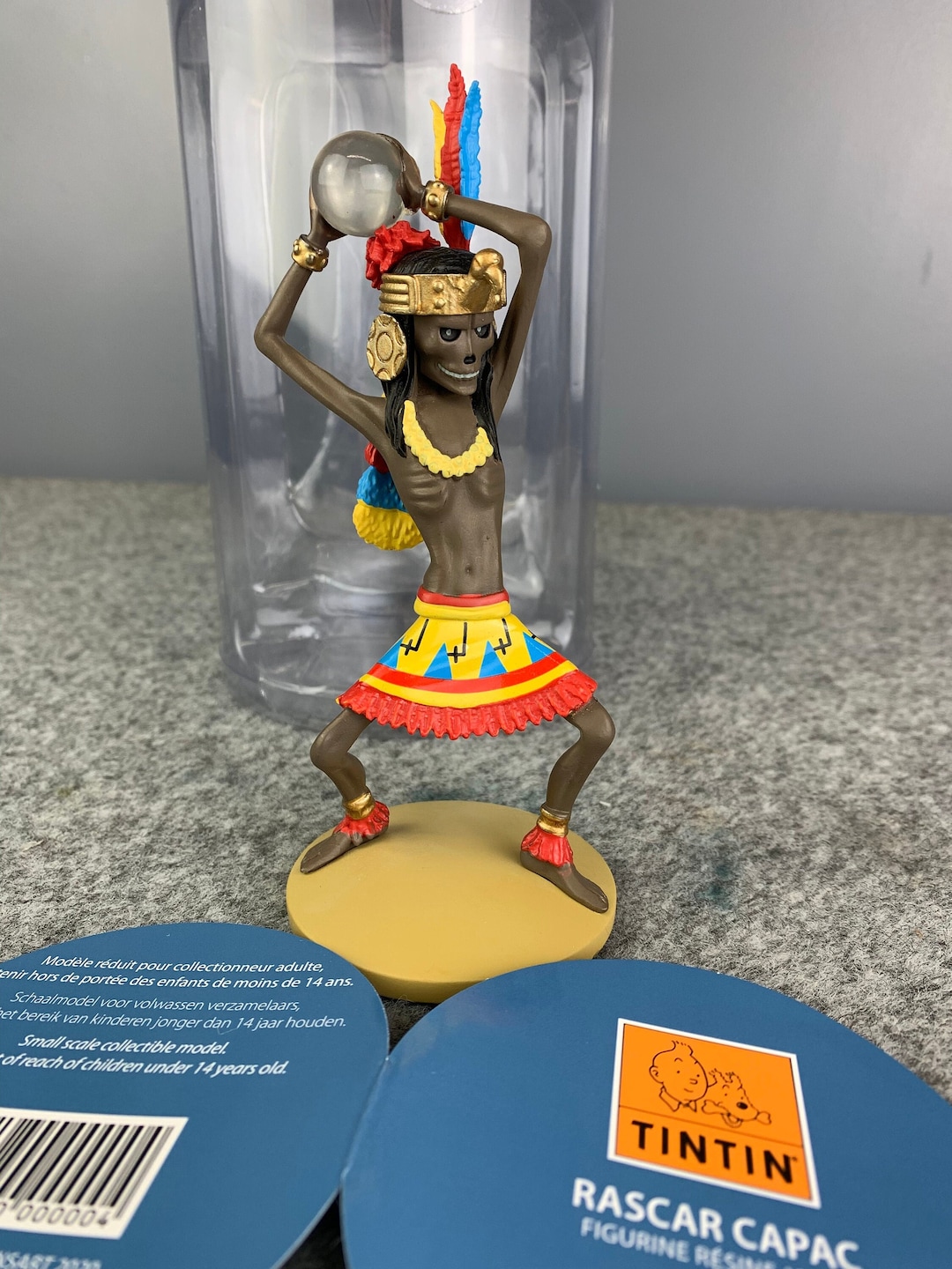 Tintin Figurine Moulinsart 42198: Rascar Capac 12cm Resin