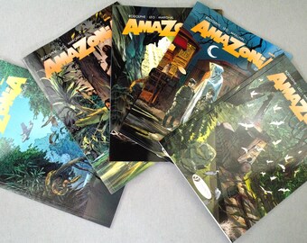 Amazonia Episodes 1-5 Comic Books: Cinebook UK Paperback Editions FULL SET