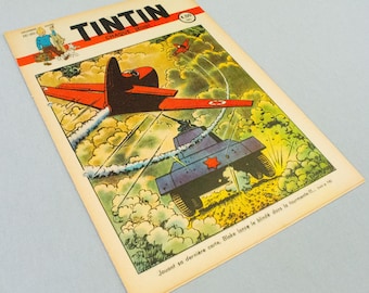 JOURNAL TINTIN Issue 20: 1947 Edgar P. Jacobs Cover Edition Vintage Comic EO Couverture
