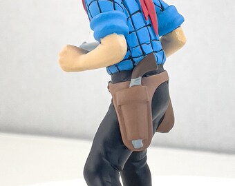 Figurine Tintin Cow-boy - Collection Officielle Hergé - Numéro 30 - Occasion