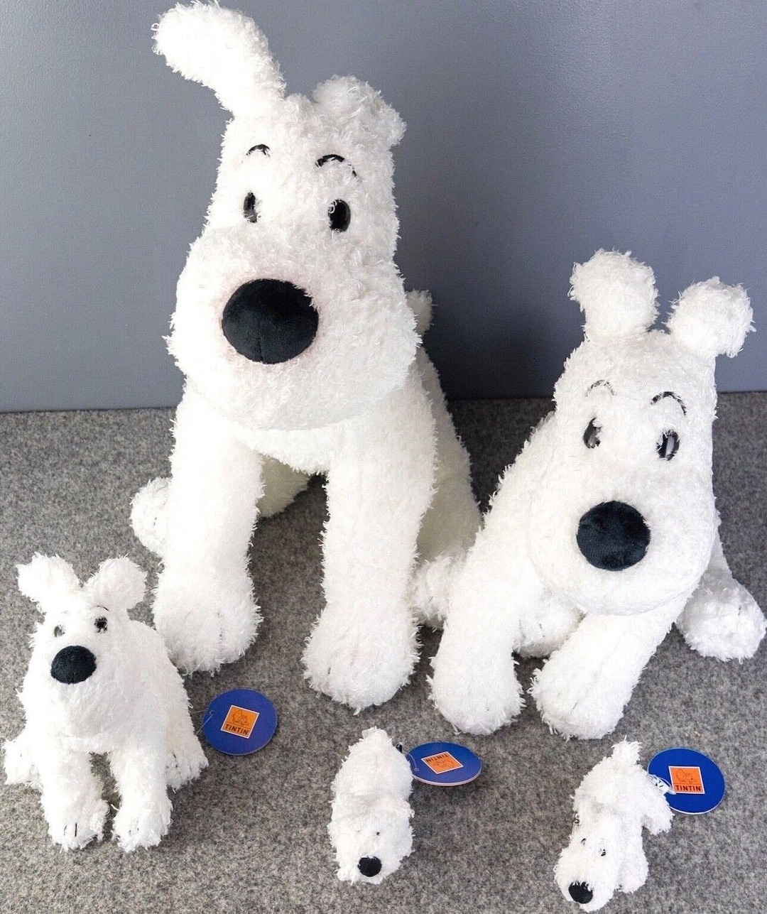 Moulinsart Snowy Plush Soft Toys/keyrings 8/20/37/50cm Sizes BUY