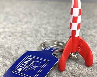 ムーランサール タンタン 月のロケット キーリング 42438 5.5cm