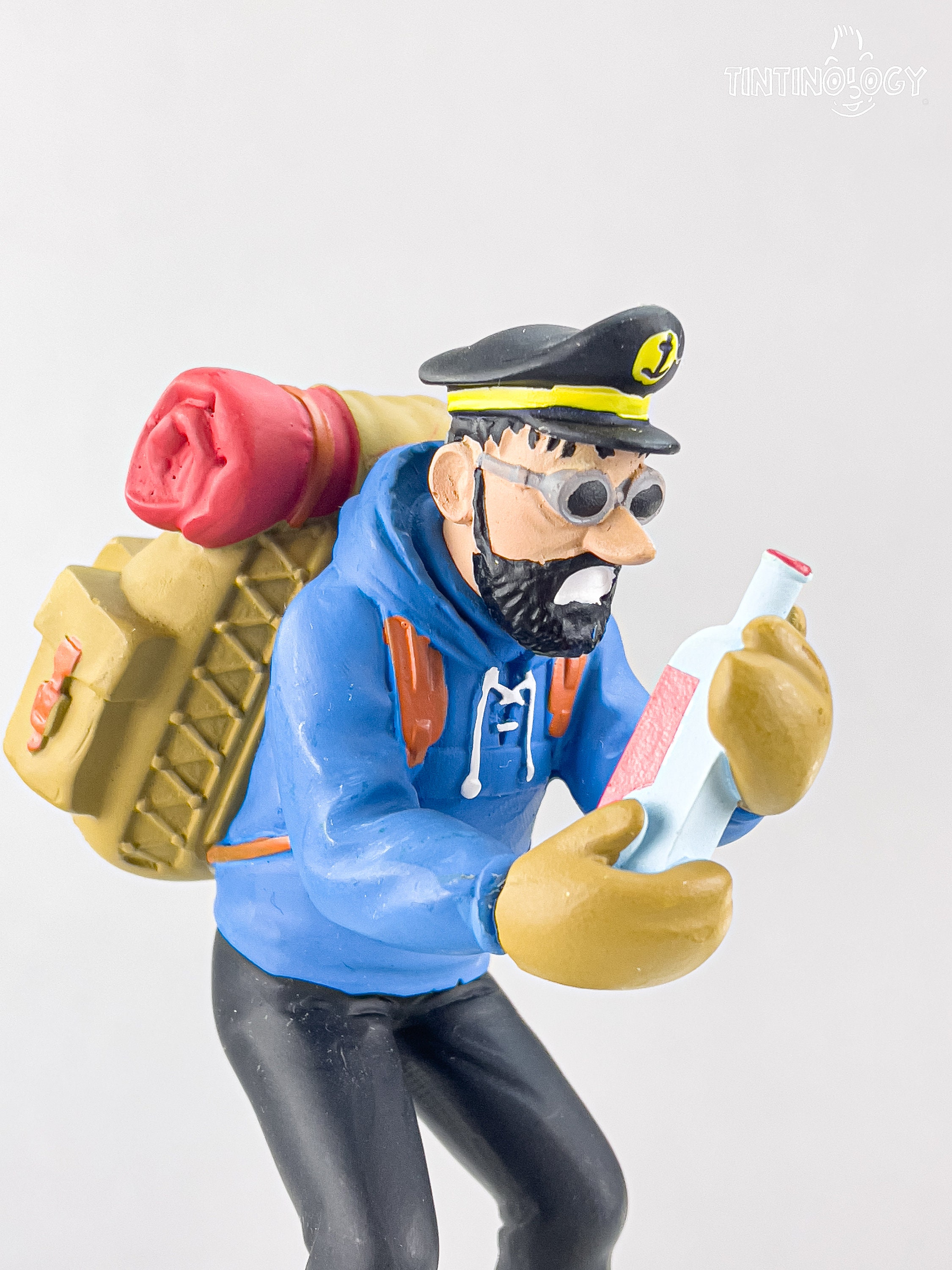 Haddock en alpiniste et la bouteille vide (Tintin) Figurine Hachette N