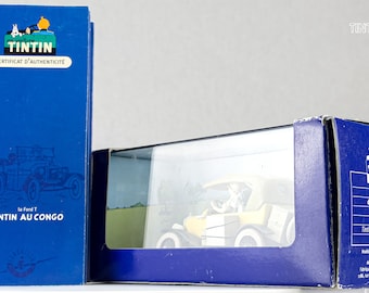 ATLAS TINTIN Car # 3 Ford Model T - Congo Herge Model Voiture 1/43