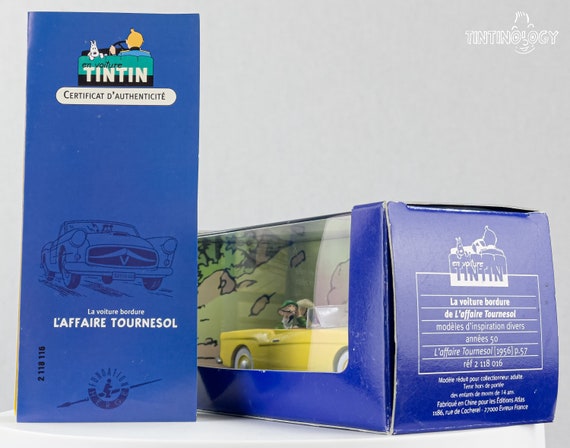 ATLAS TINTIN CAR # 16 La Bordure - Calculus Affair Herge Model Car
