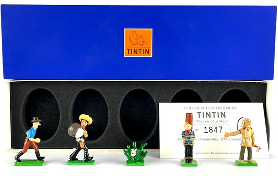 Figurine Tintin Pixi - Tintin Au Far West - Série Mini - Plomb France