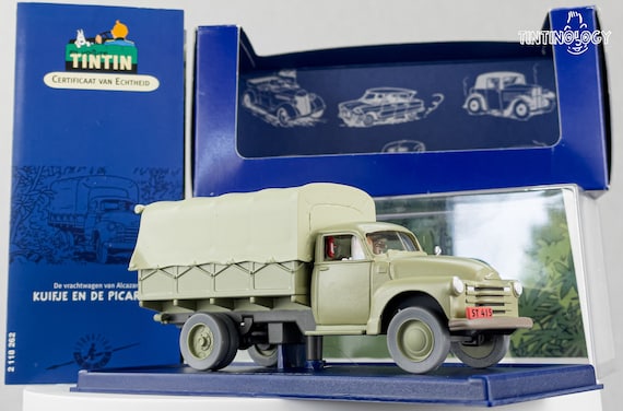 ATLAS TINTIN CAR # 62 Alcazar's Chevrolet Army Truck - Tintin and