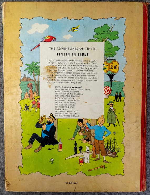 タンタンの冒険 チベットをゆく - メチューエン 1965年 イギリス