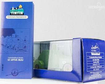 ATLAS TINTIN CAR # 37 Armoured Car - the Blue Lotus Herge Model