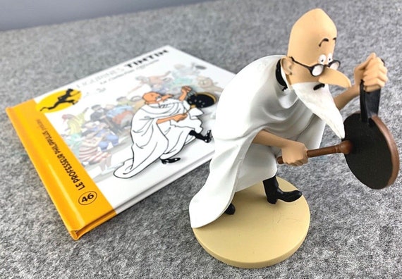 Figurine Tintin Officielle - Professeur Philippulus - Édition 2014, Sous Blister Avec Livret - Neuf