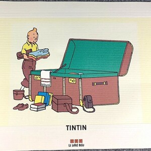 Set x4 Moulinsart Editions Tintin Prints A4 Official Posters INDIVIDUAL PURCHASE 