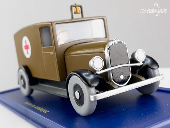 ATLAS TINTIN CAR # 51 Ambulancia Marrón - Tintín en América Coche