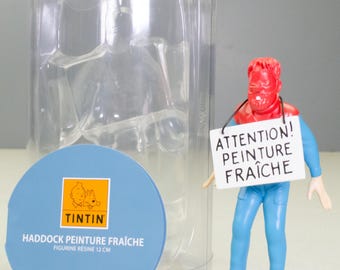 Tintin Figurine Moulinsart 42256 Haddock Fresh Paint - Destination Moon 12cm Resin Figure