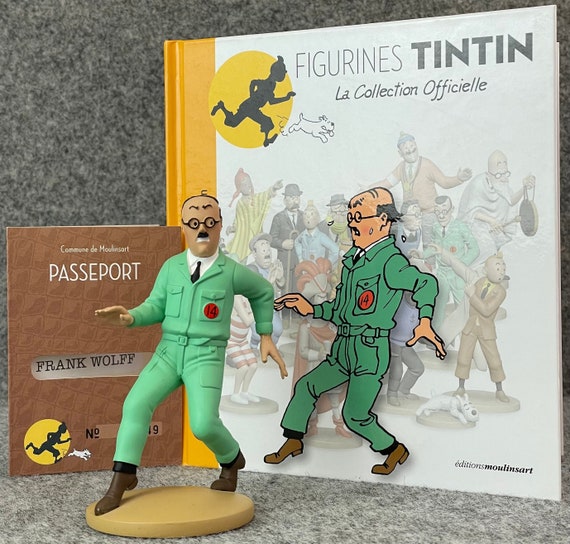 Figurine Tintin – Le Général Tapioca – Édition Officielle – Résine – N°108