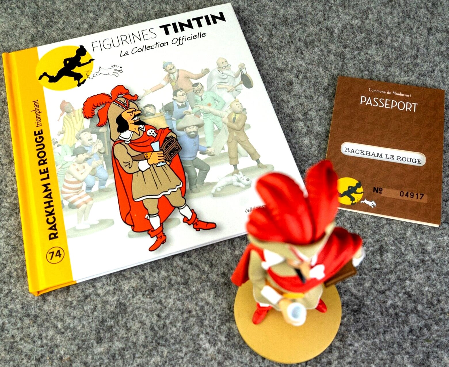 Figurine tintin N° 22 TINTIN collection officielle