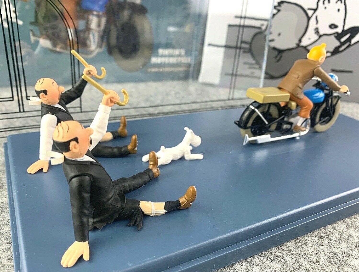 Voiture Tintin 1/24 Le Sceptre D'Ottokar N°70 - Hachette Bburago Gold, Citroën Noire, Neuve En Boîte