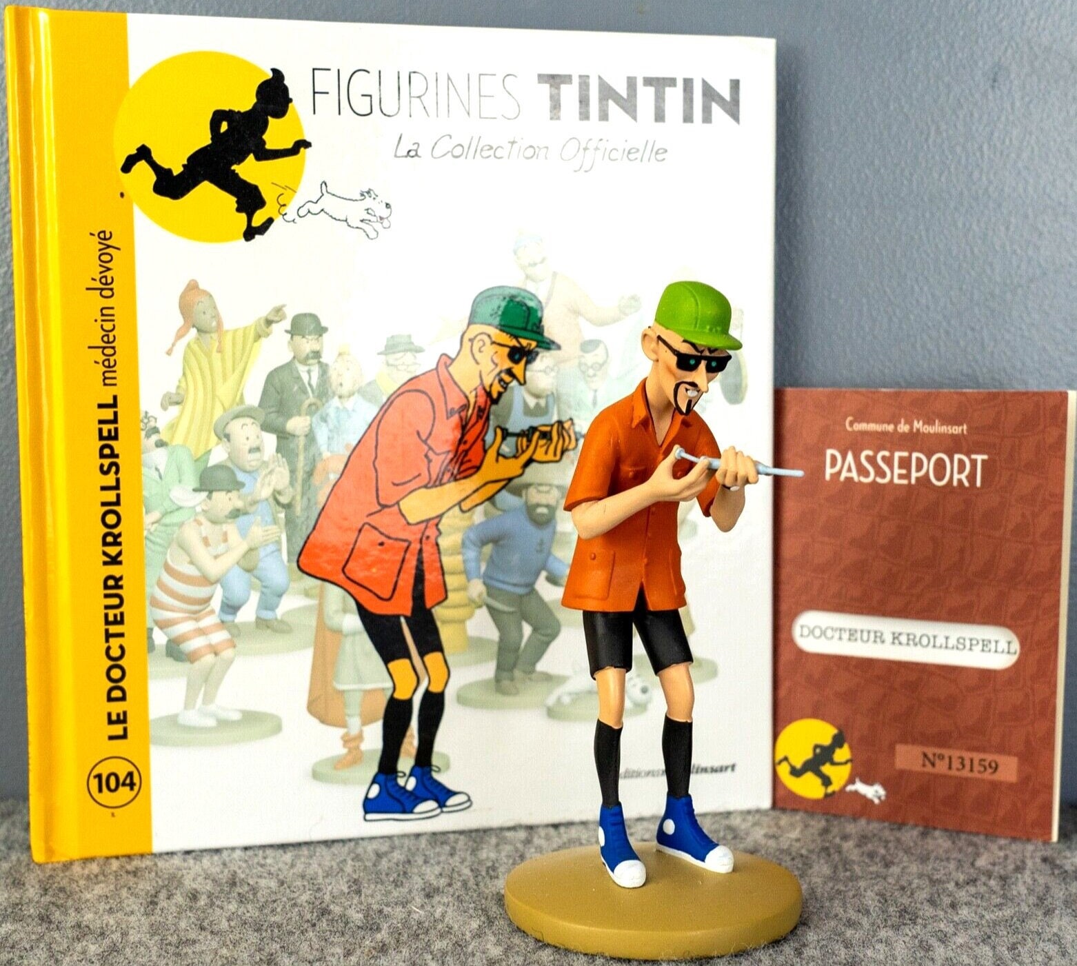 Tintin Figurines Officielle #104 Dr Krollspell: Flight 714 Herge