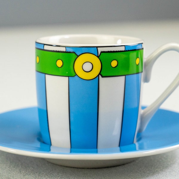 Könitz Espresso Coffee Cup/Mug: Obelix Pants! 85ml Asterix Crockery Gift