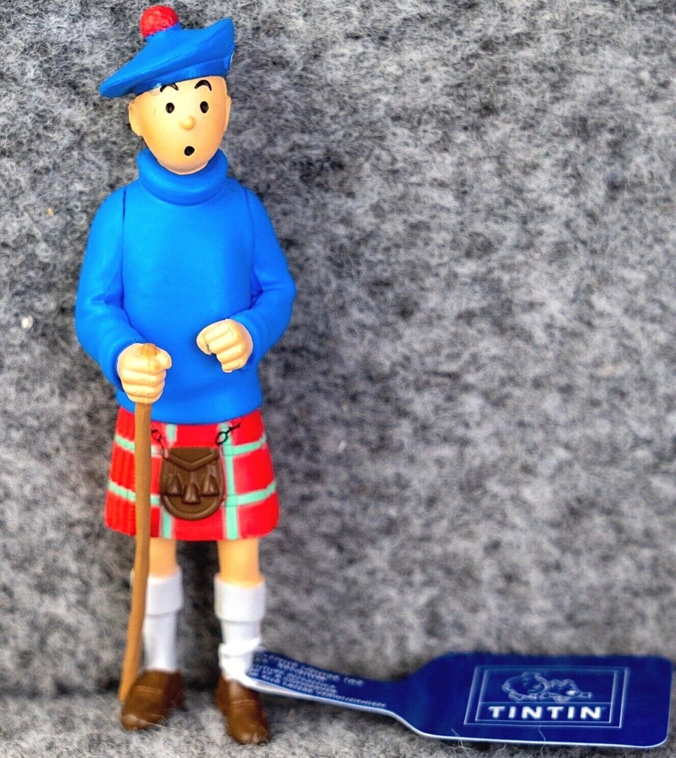 Lot De 6 Figurines Tintin (Modèle 1) - 4.5 à 8 Cm - Sous Licence Officielle