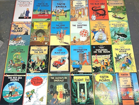 Egmont Hardbacks #1-18 Tintin Book Set UK Editions 2000s - Buy
