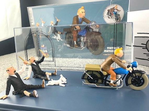 VOITURE TINTIN 1/24 29970 Thomsons & Motorbike: Ottokars Sceptre