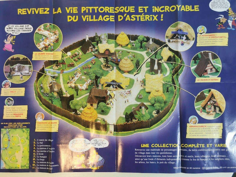 Asterix - Hachette - Plastoy - Le village complet d'Astérix - 2004