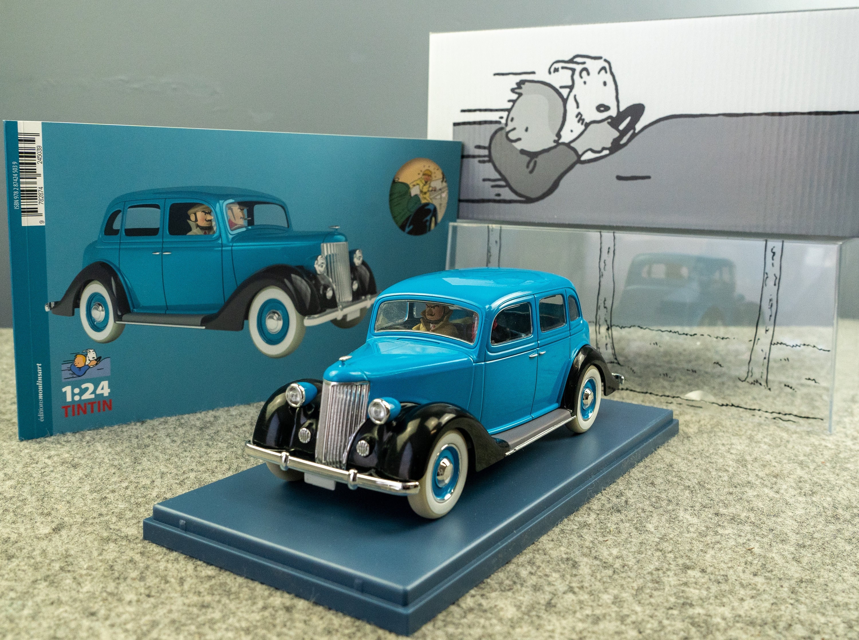 Voiture Tintin 1/24 29966 Alonzo Perez's Car - Broken Ear Hachette