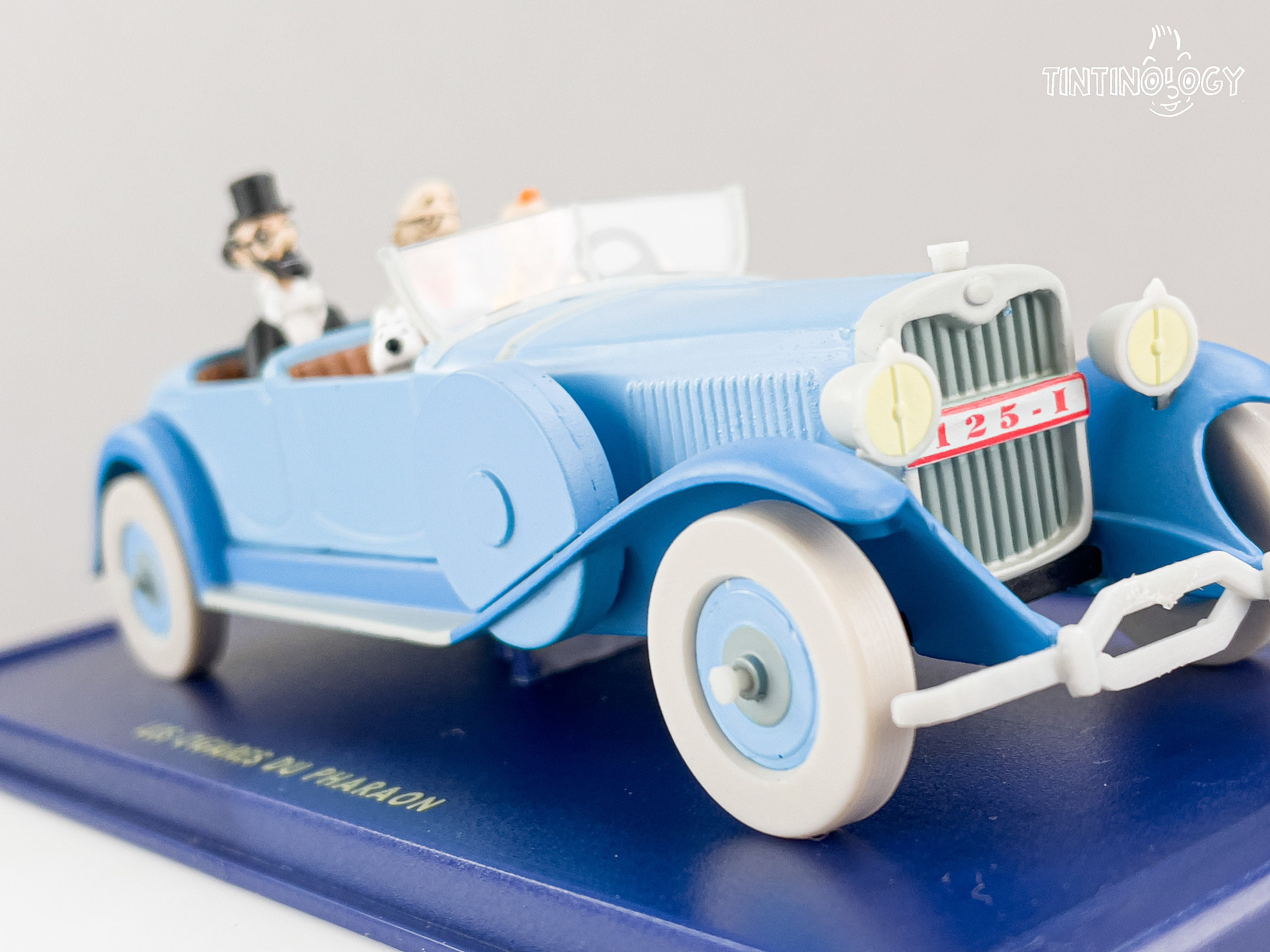 ATLAS TINTIN CAR # 5 Lincoln Torpedo - Cigars Pharaoh Herge Model