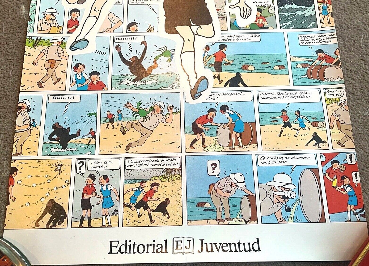 Rare Ltd Jo Zette & Jocko Poster: Editorial Juventud 44x30 Rare Ltd Jo Zette & Jocko Poster: Editorial Juventud 44x30
