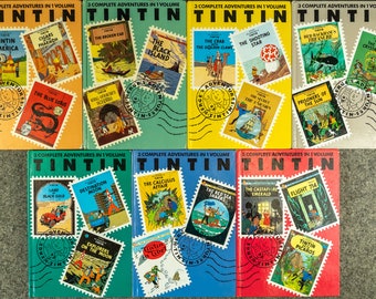Tintin 3 in 1 Uk Egmont HB Edition Books #1 - 7 2000s BUY INDIVIDUALLY