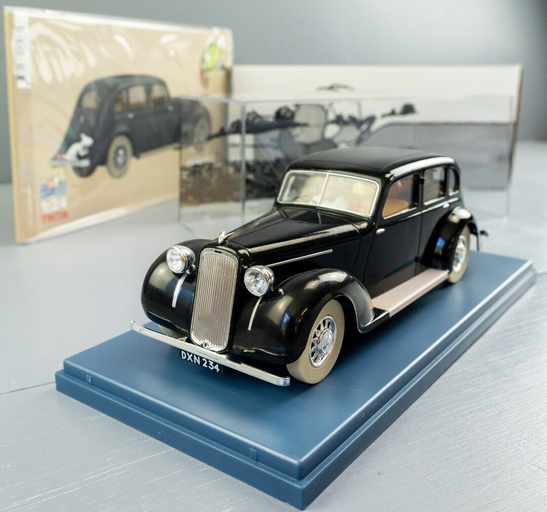 VOITURE TINTIN 1/24 29969 Wronzoff's Pullman Black Island Hachette