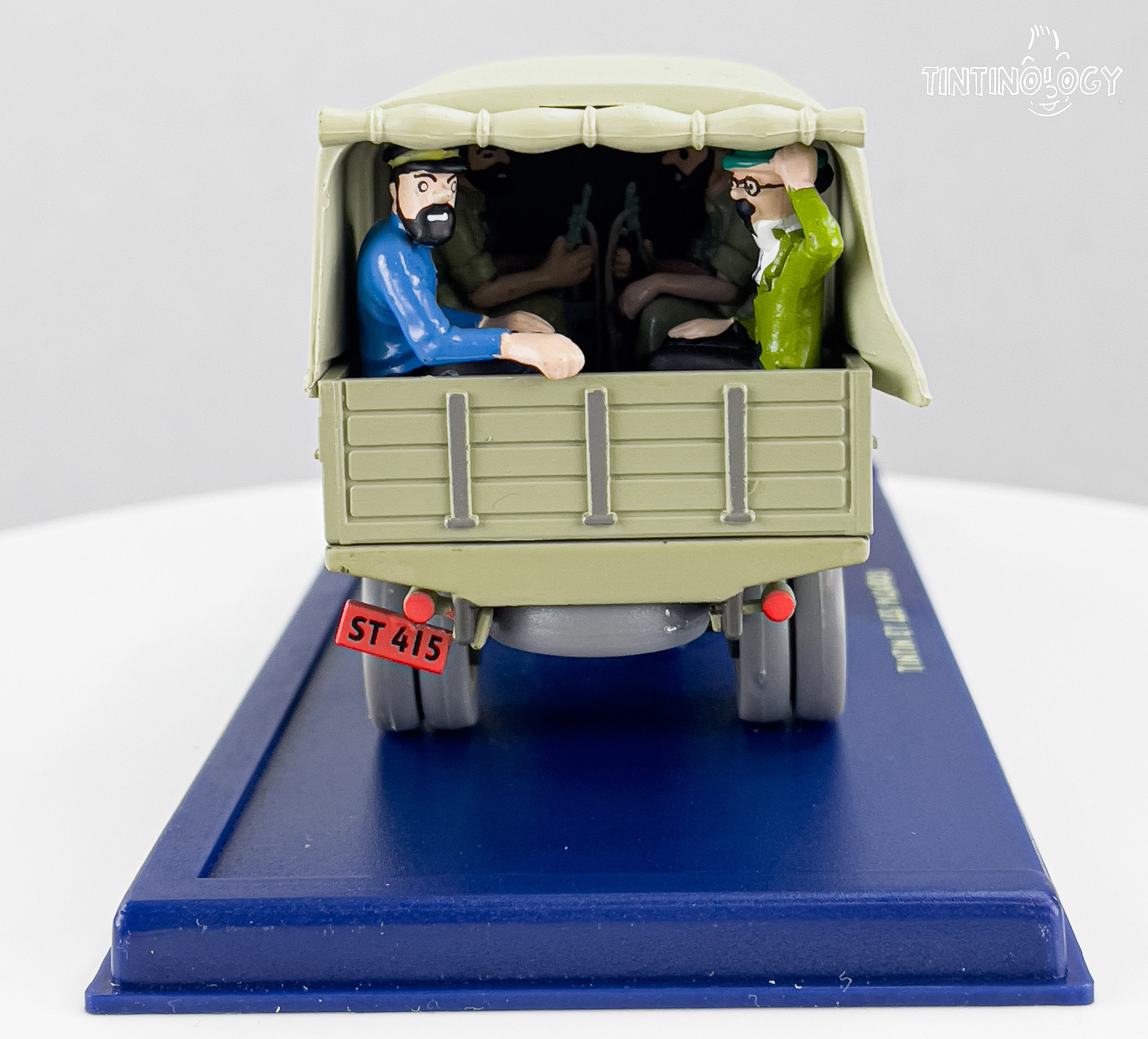 ATLAS TINTIN CAR # 62 Alcazar's Chevrolet Army Truck - Tintin and