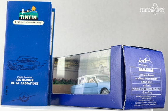 VOITURE ATLAS TINTIN # 14 Citroen Ami 6 - Modèle de voiture Herge