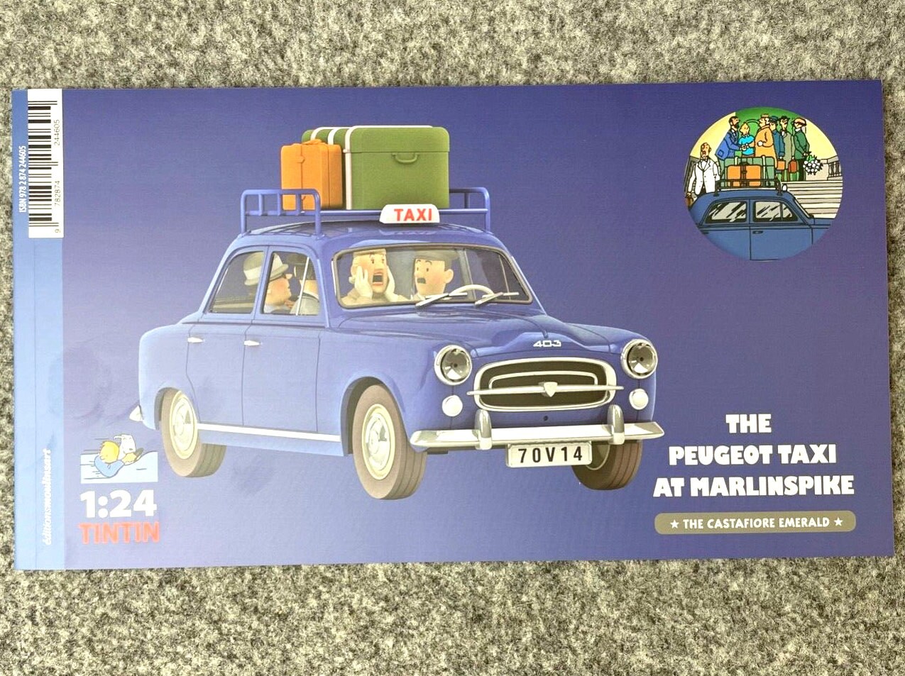 SPLENDIDE VOITURE TINTIN 1/24° BIJOUX CASTAF. N°37 - NEUF EN