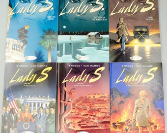 Lady S. Volumes 1-6 Comic Books - Jean Van Hamme UK Cinebook Paperback Editions
