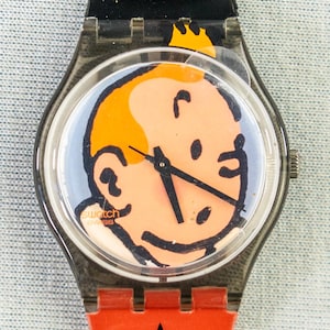 TINTIN swatch タンタンの冒険 75周年記念モデル スウォッチ