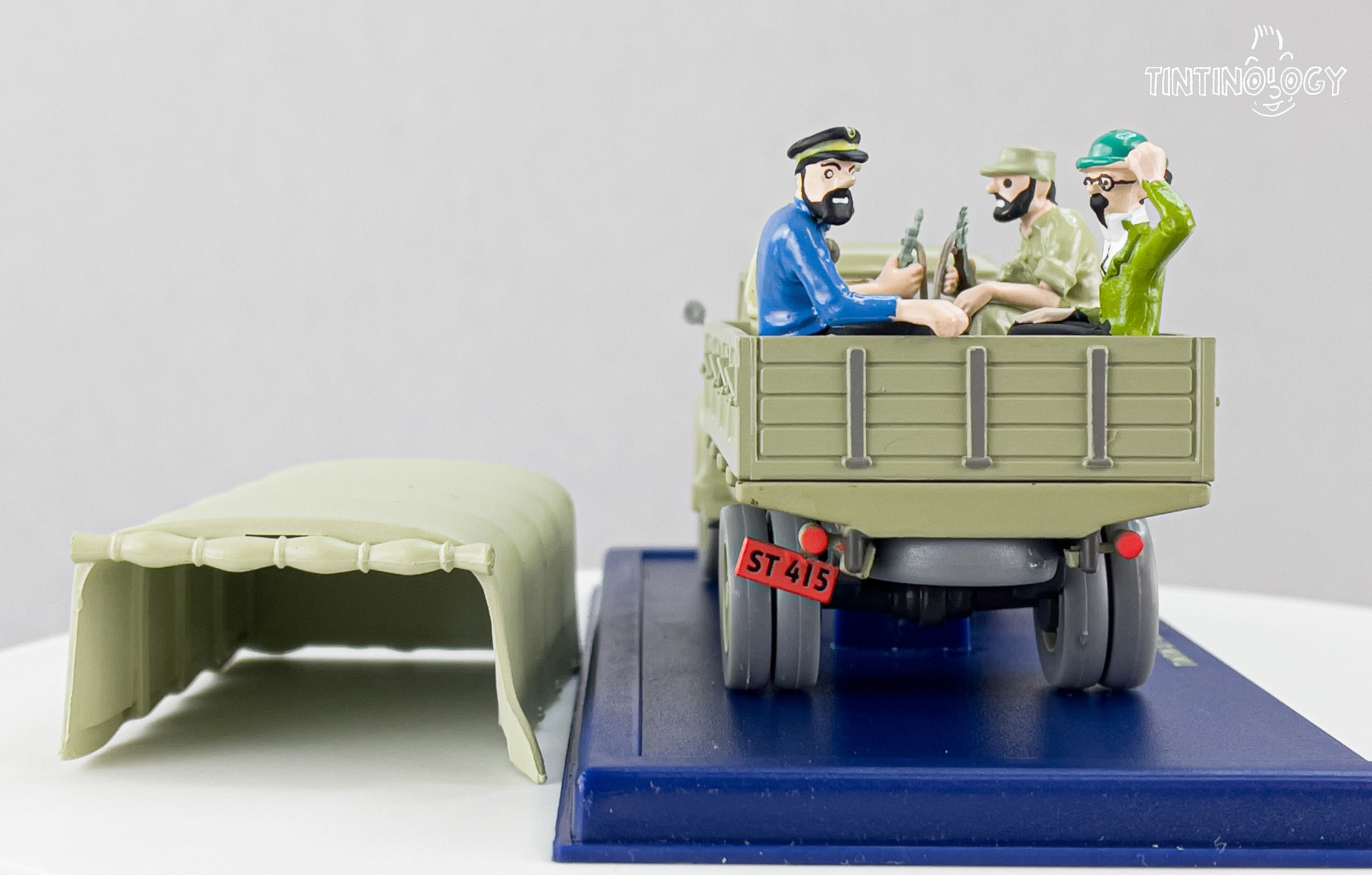 ATLAS TINTIN CAR # 62 Alcazar's Chevrolet Army Truck - Tintin and